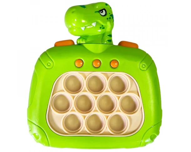 T-rex elektromos pop it játék hanghatásokkal - elemes, nyomkodható, készségfejlesztő játék