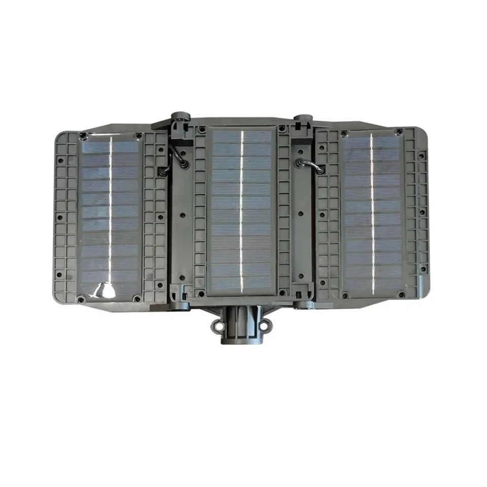 Napelemes tripla LED reflektor mozgásérzékelővel, távirányítóval - W784-786