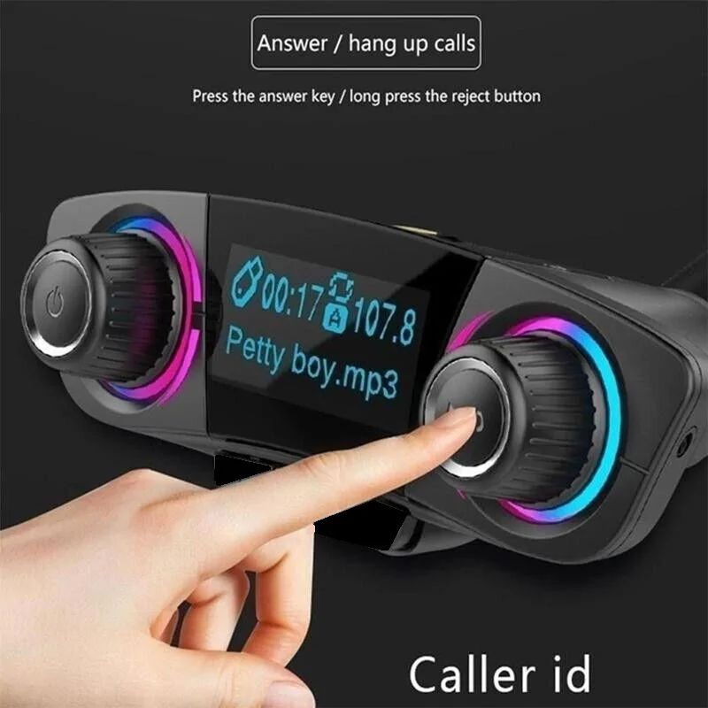 Autórádió formájú 3in1 FM Transmitter, MP3-lejátszó és Bluetooth kihangosító