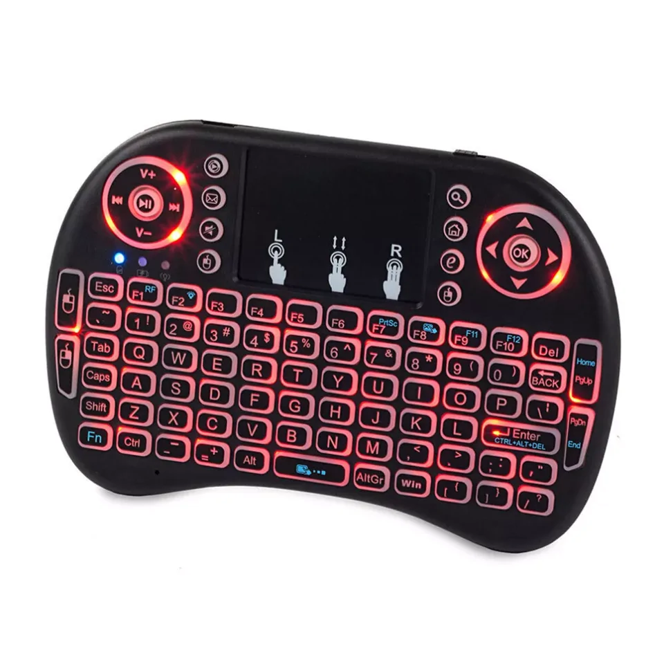 Vezeték nélküli mini billentyűzet + touchpad
