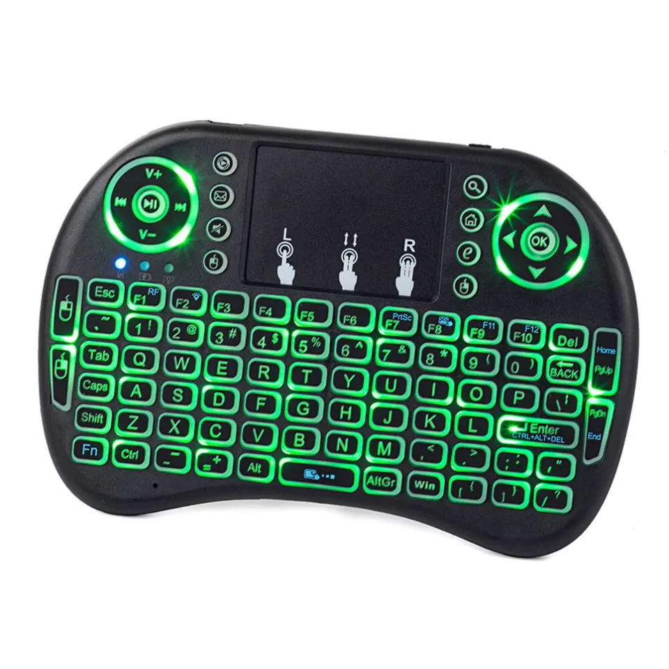 Vezeték nélküli mini billentyűzet + touchpad