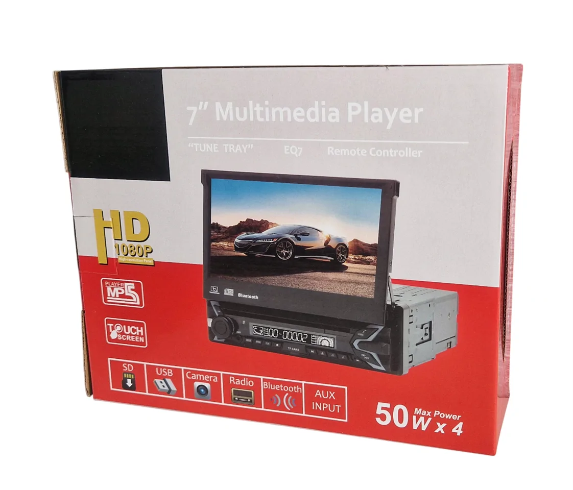 7" autós multimédia fejegység GPS BT