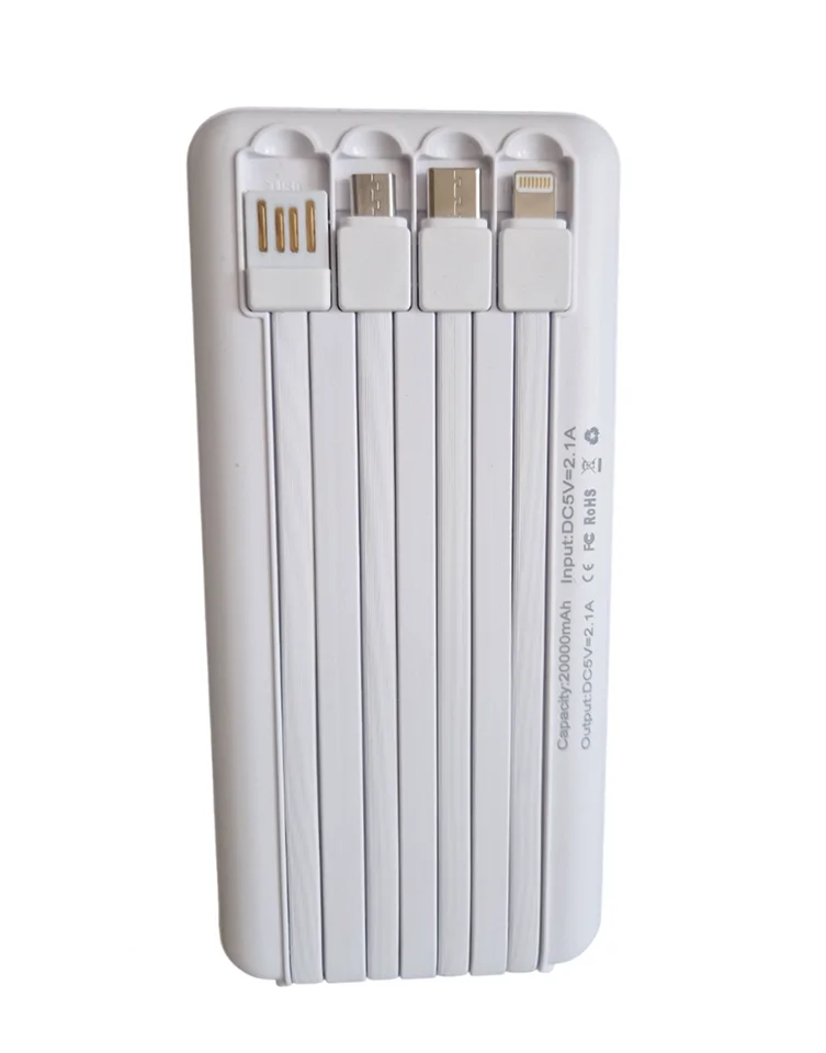 Napelemes powerbank (20000 mAh)		
