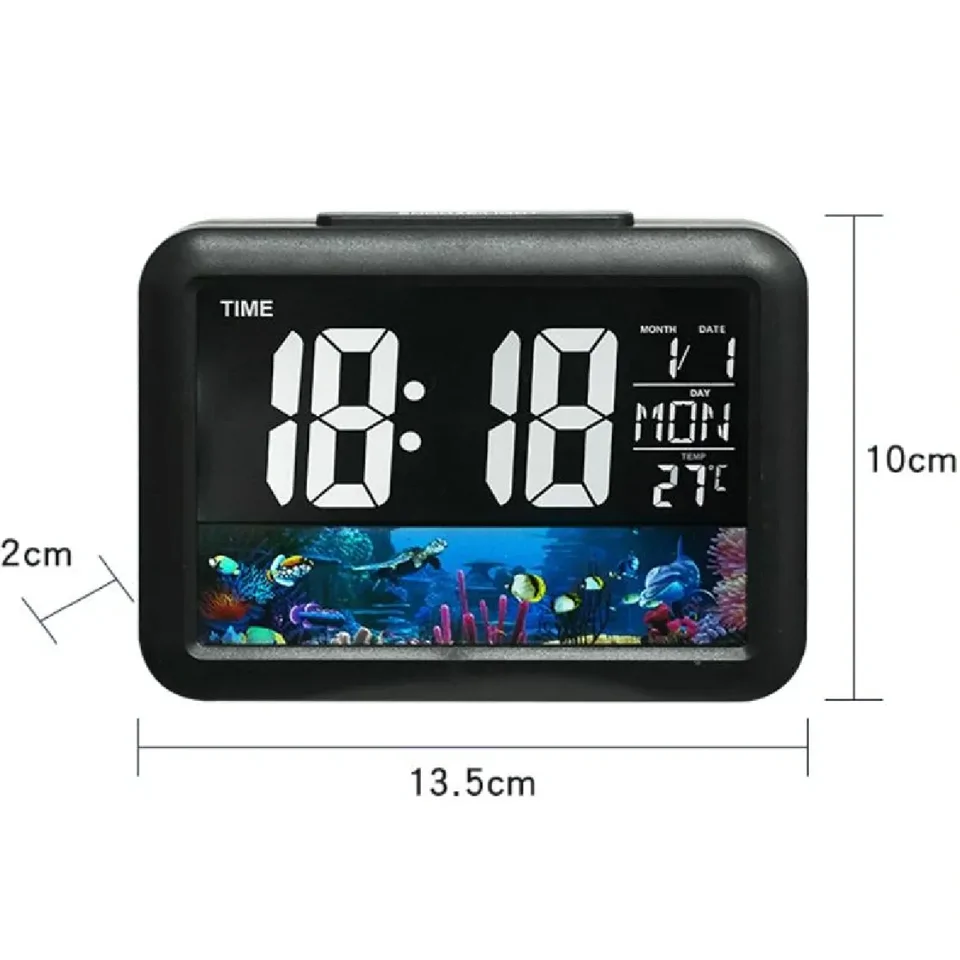 7002WJ színes LCD kijelzős LED óra