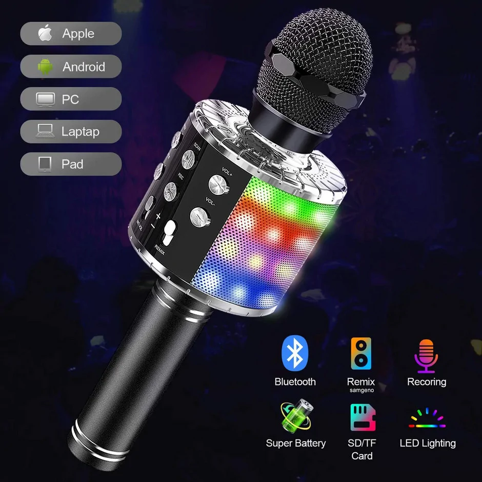 4 az 1-ben vezeték nélküli karaoke mikrofon