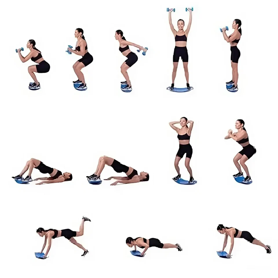 Fitness egyensúlyozó deszka - feszesíti a hasfal- és a lábizmokat