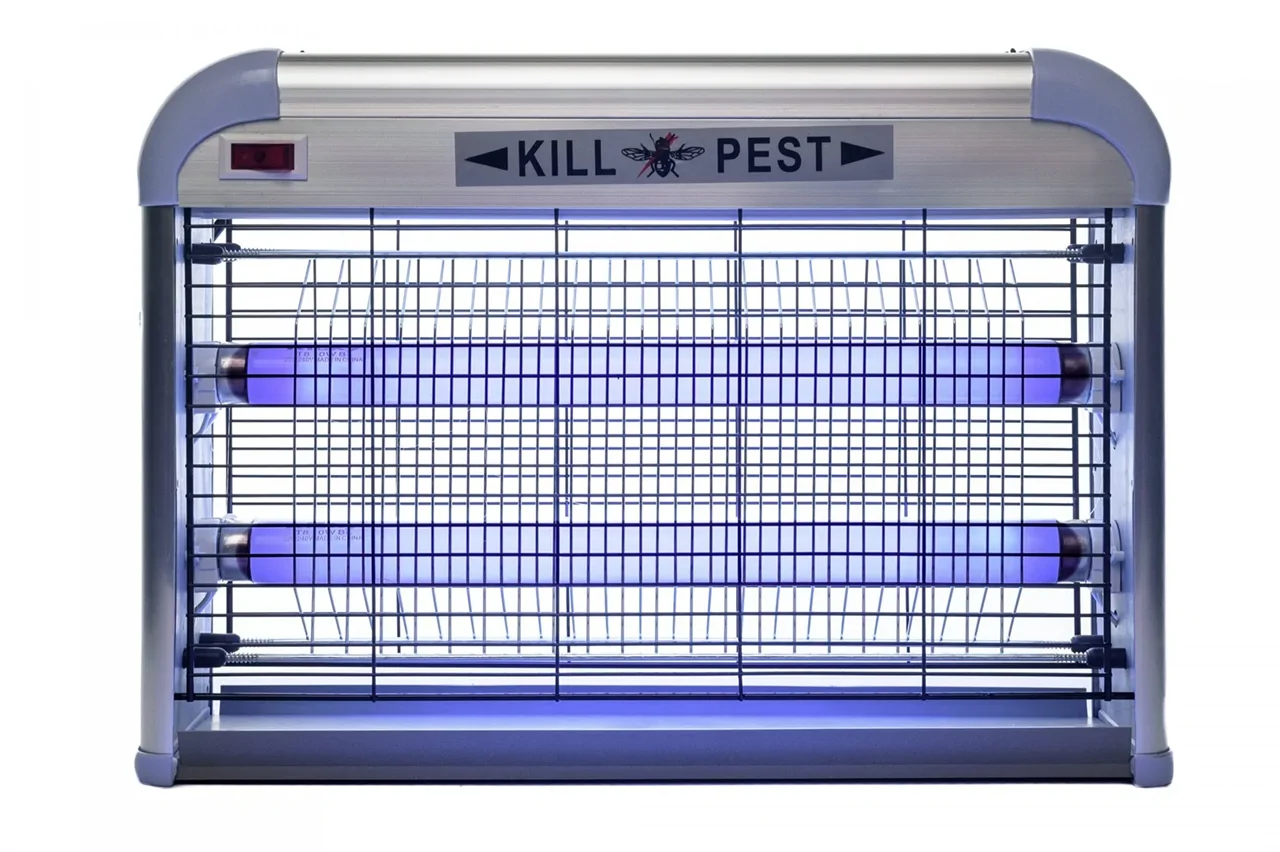 20W Nagyméretű elektromos rovarcsapda UV fénnyel - fehér