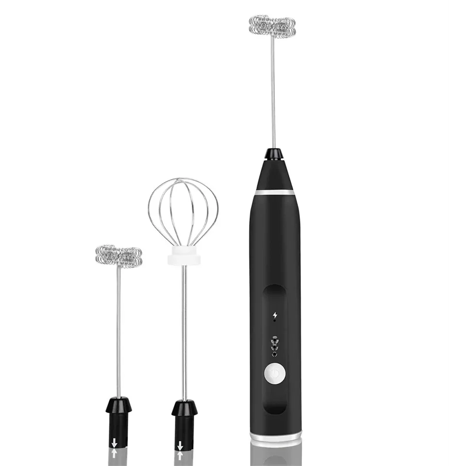 BW-36 elektromos kézi tejhabosító és mini habverő cserélhető fejekkel(BBD)