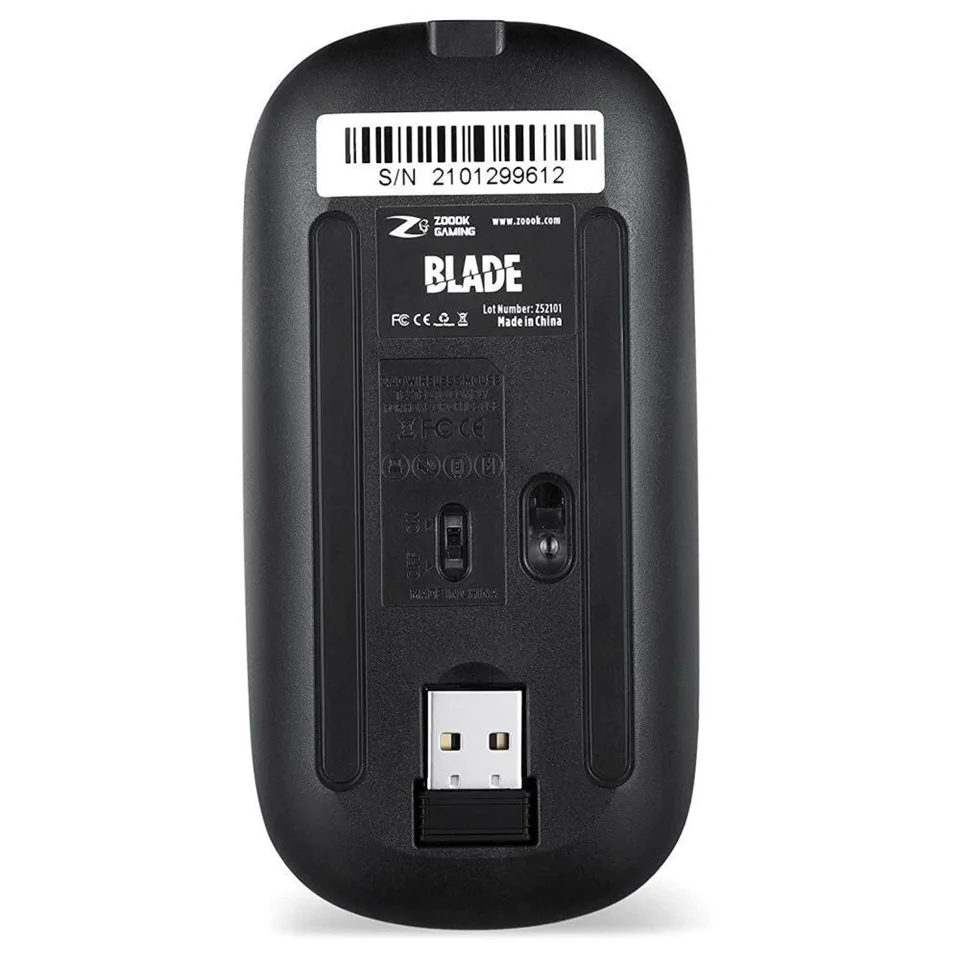 Tölthető 2.4Ghz egér 7 színű LED fénnyel