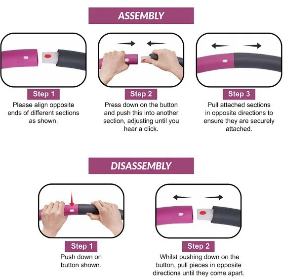 Nehezített hullahopp karika alakformáláshoz (1 kg)