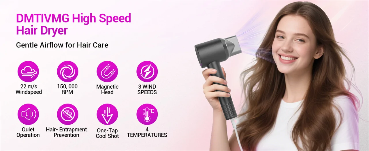 Nagy sebességű hajszárító