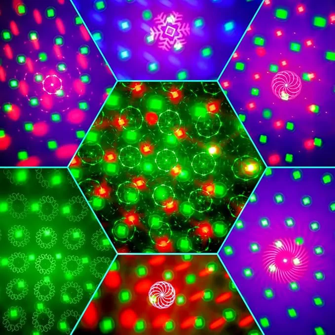 5in1 party fény projektor