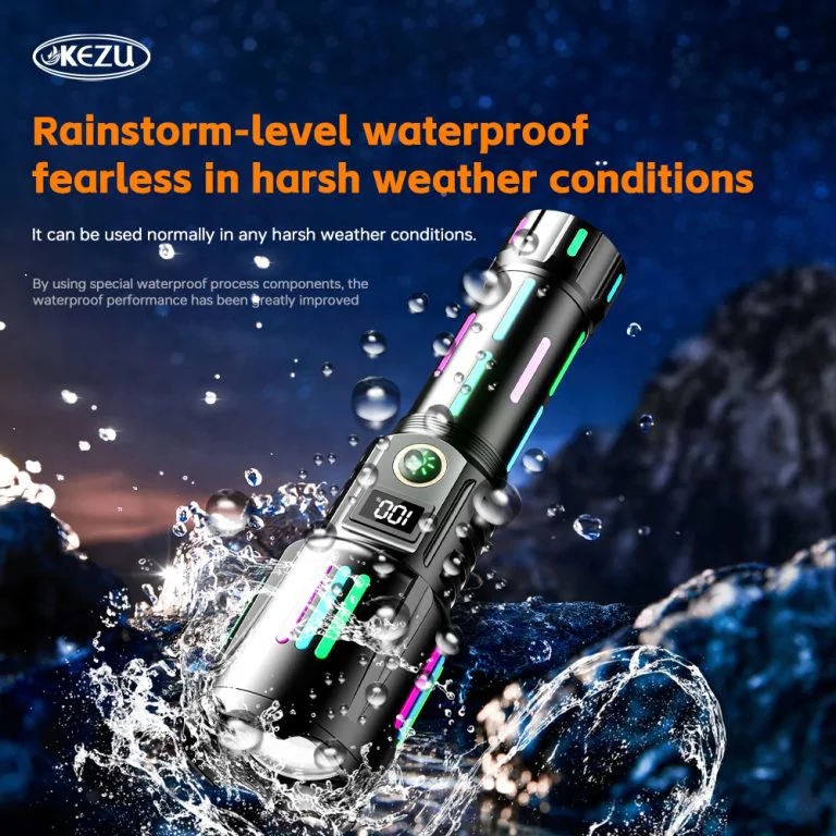 KH-W515 nagy fényerejű elemlámpa