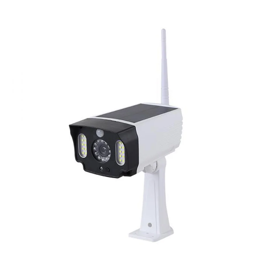 T-28 napelemes, mozgásérzékelős álkamera LED reflektorral, időjárásálló kivitelben - MSK