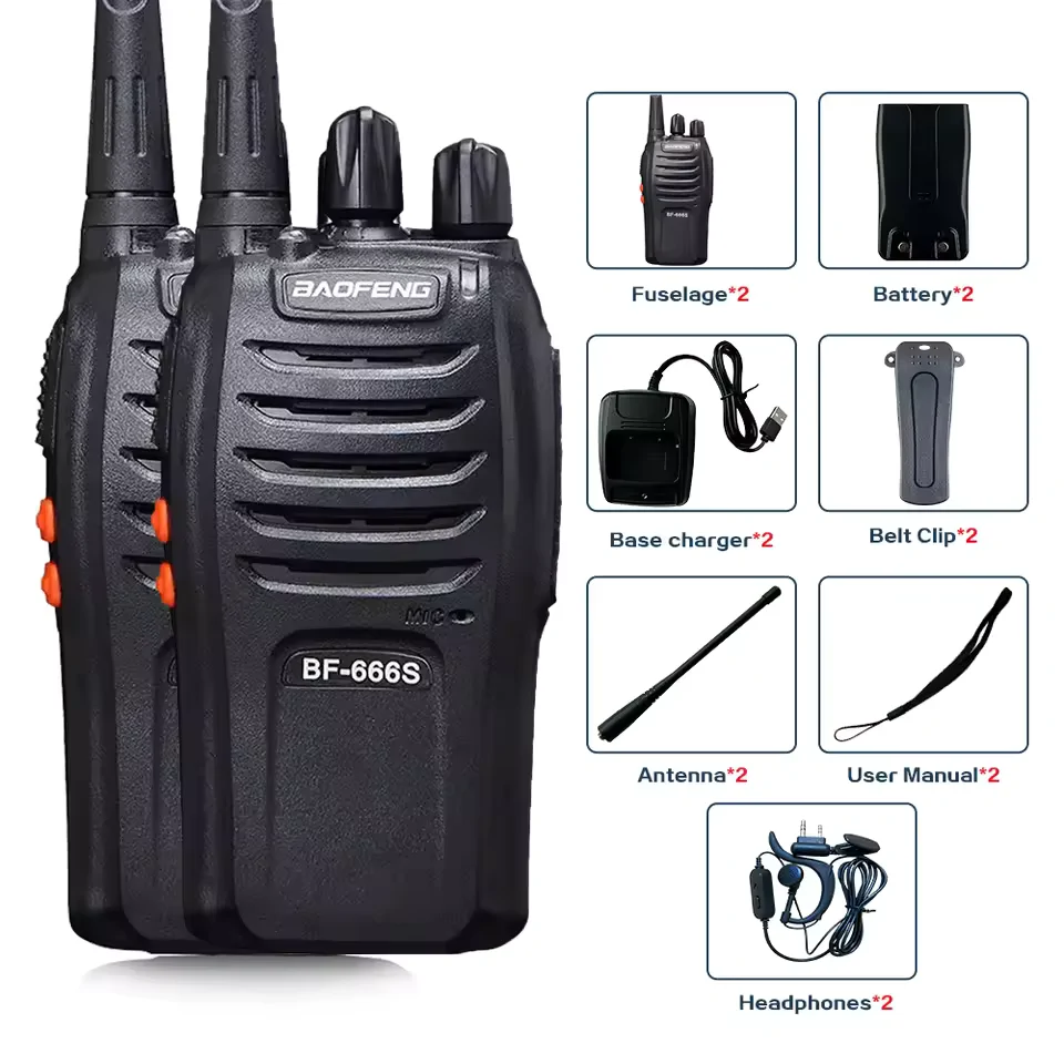 Baofeng BF-666S kétirányú rádió