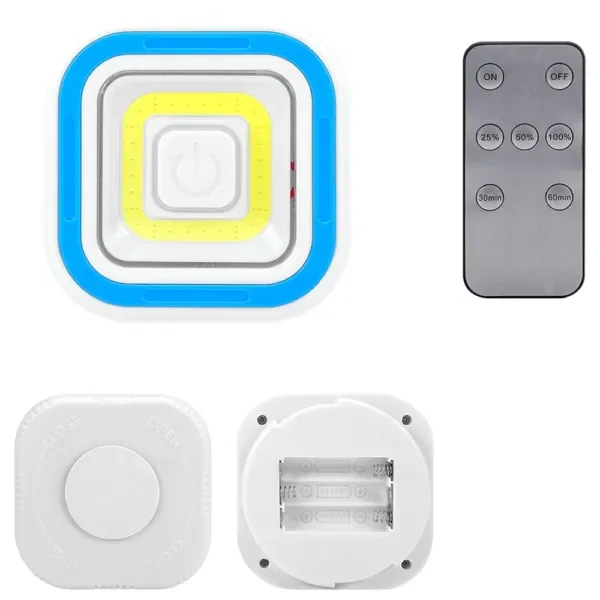 Vezeték nélküli COB LED lámpa szett távirányítóval