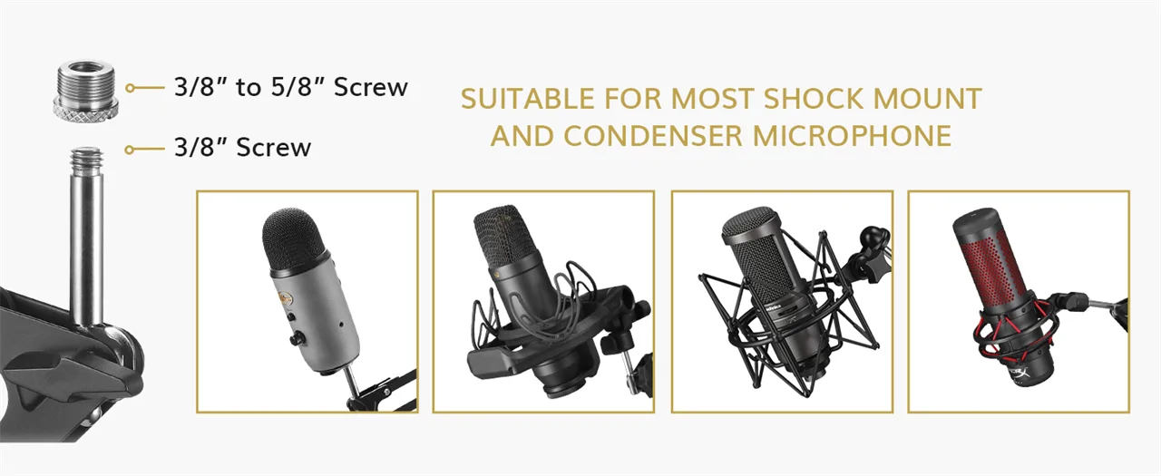 TONOR T20 karos mikrofon állvány