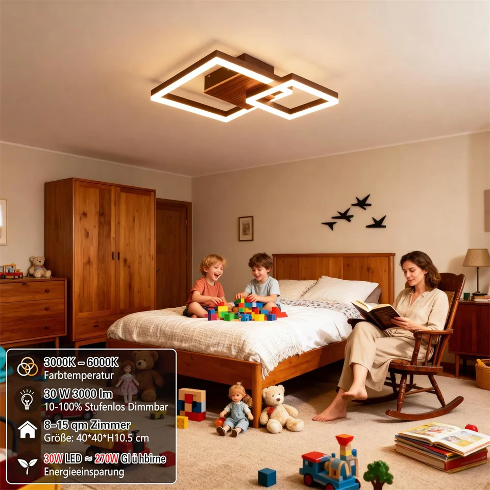 Fa mennyezeti LED lámpa 30W