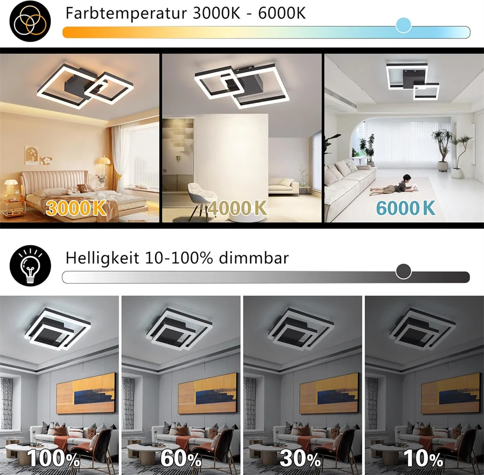 Fa mennyezeti LED lámpa 30W