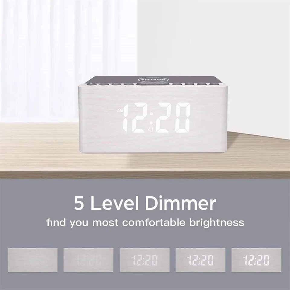 ANJANK AC190 digitális fa ébresztőóra