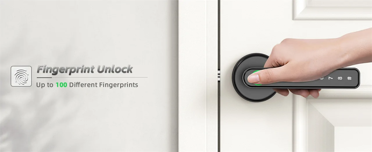 Wokesi TY190 Smart Lock /ujjlenyomat, jelszó, kulcs/