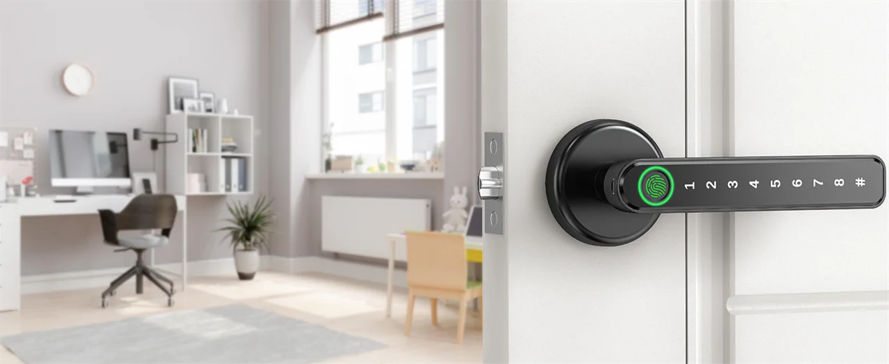 Wokesi TY190 Smart Lock /ujjlenyomat, jelszó, kulcs/