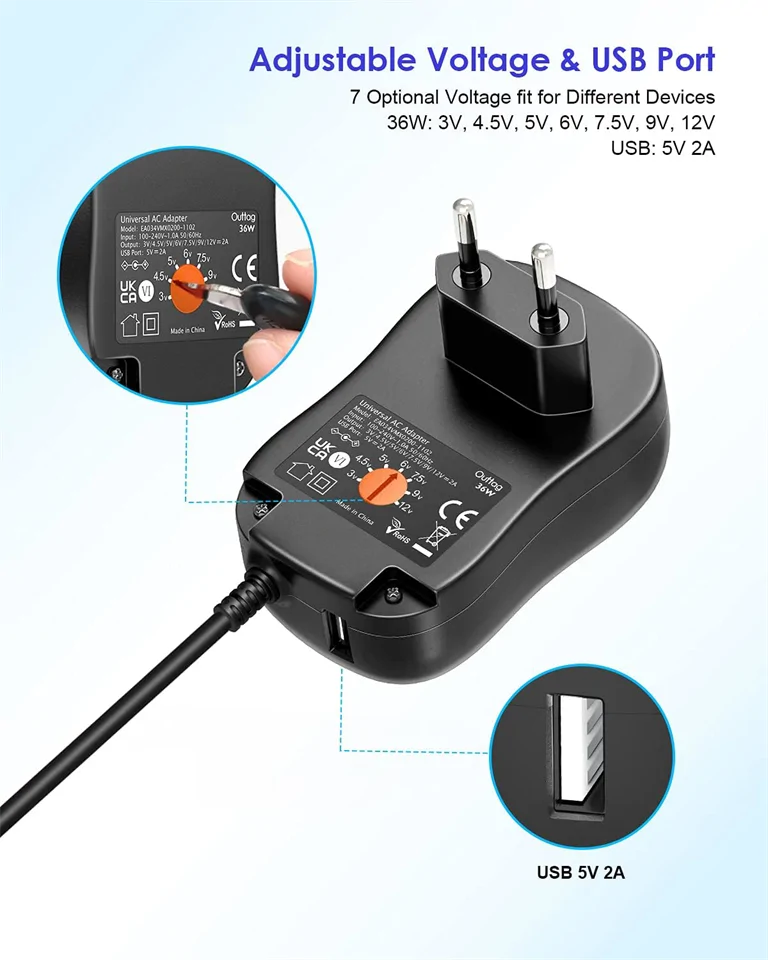 Outtag 36W univerzális AC adapter