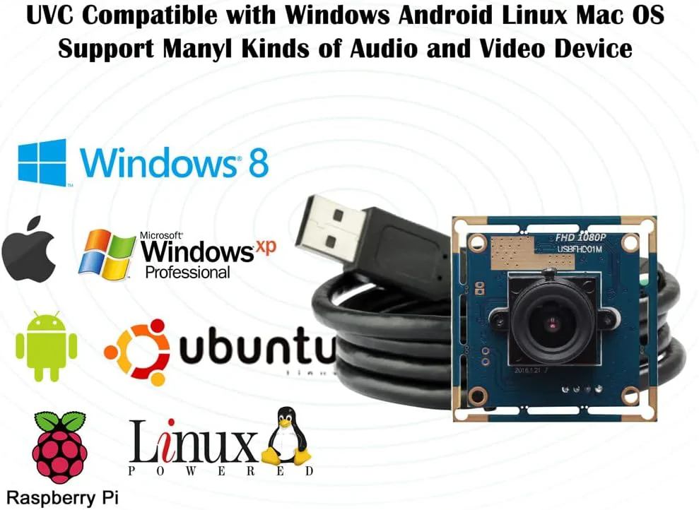 ELP 1080P USB Camera Module for Raspberry Pi