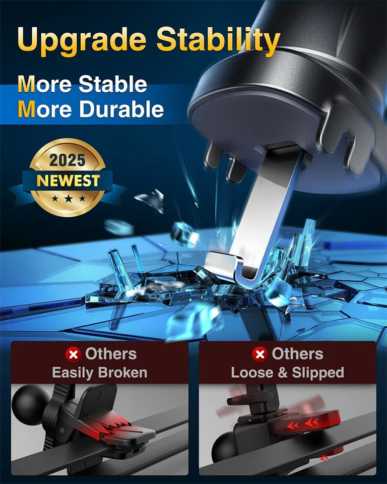 VANMASS CTEZ11 szellőzőrácsra rögzíthető autós tartó