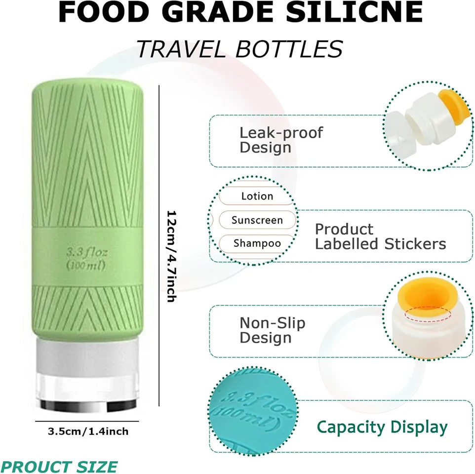 QMAHA utazó szilikon falkon készlet