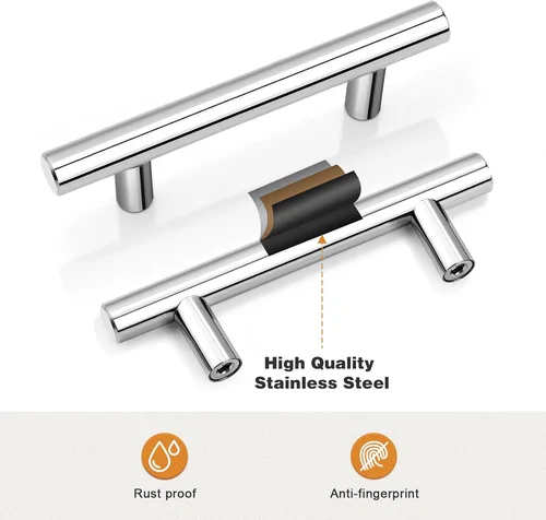 127 mm-es T-alakú bútorfogantyú (10 darab)