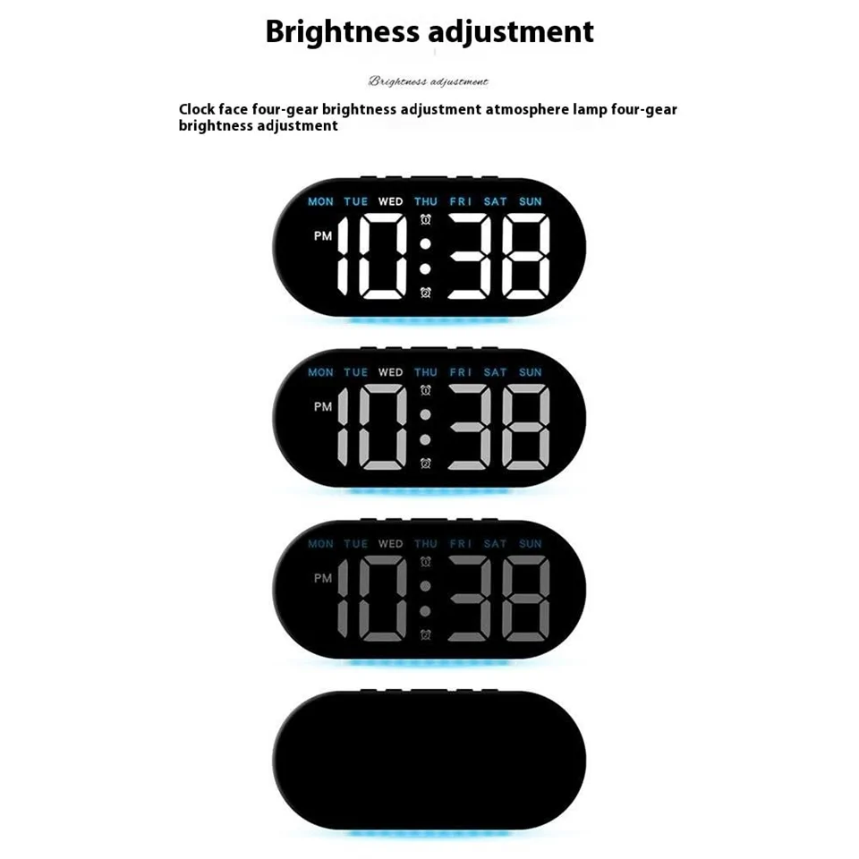GH8035 ébresztőóra LED világítással