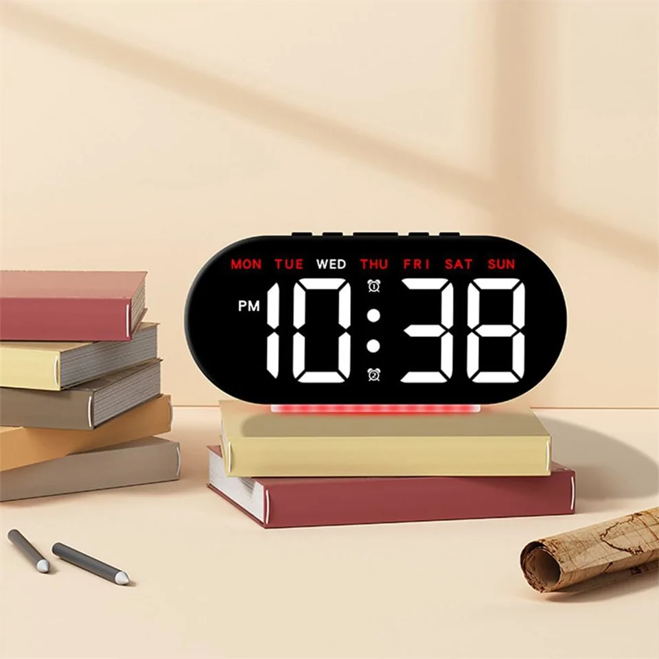 GH8035 ébresztőóra LED világítással