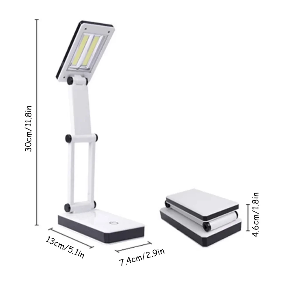 Összecsukható LED asztali lámpa állítható fényerővel
