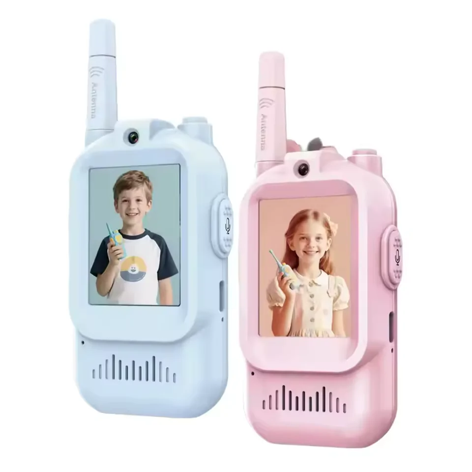 Videos walkie-talkie szett HD kameráva gyerekeknek