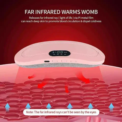 Vibrációs és melegítő menstruációs öv