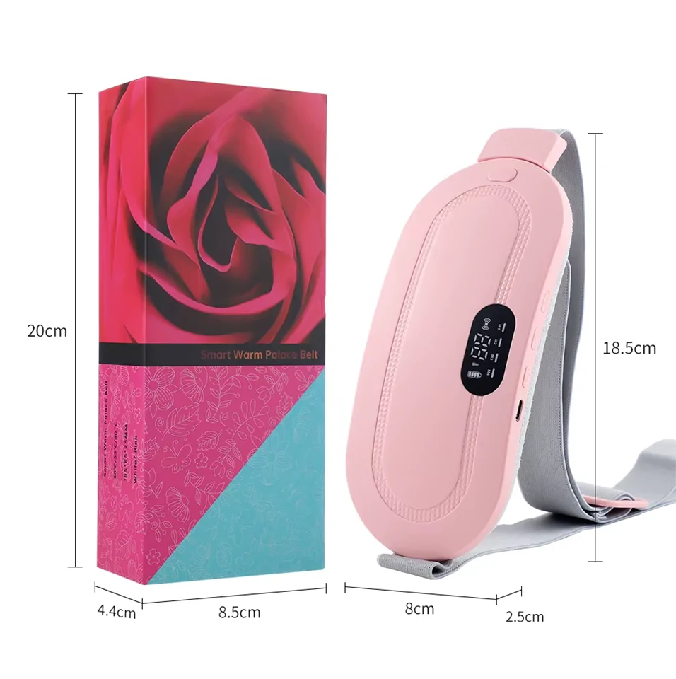 Vibrációs és melegítő menstruációs öv