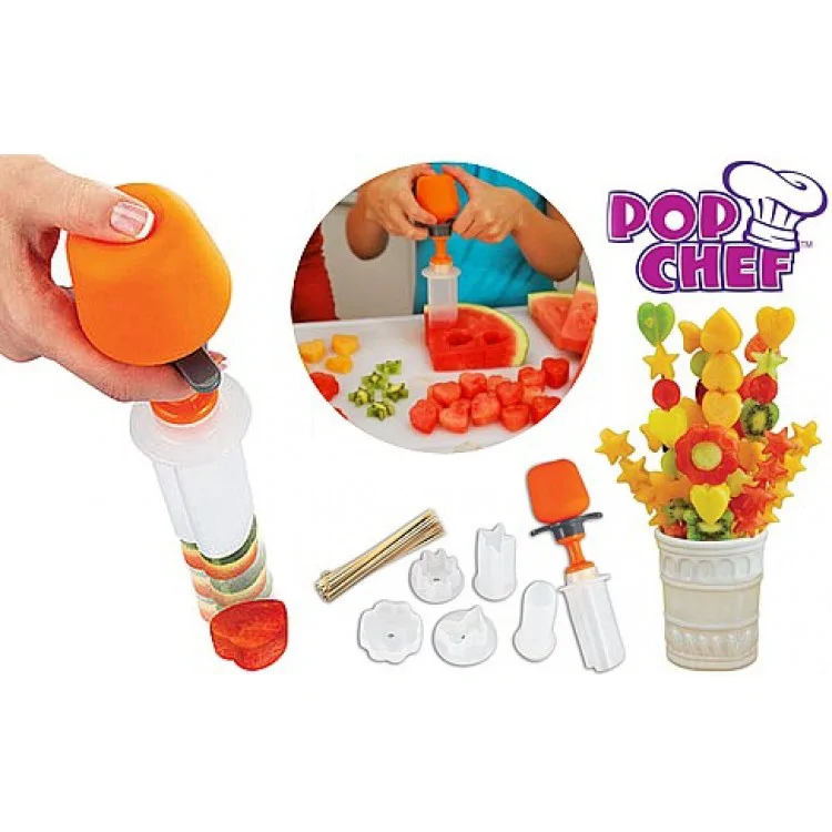 Pop Chef gyümölcs formanyomó 6 mintával
