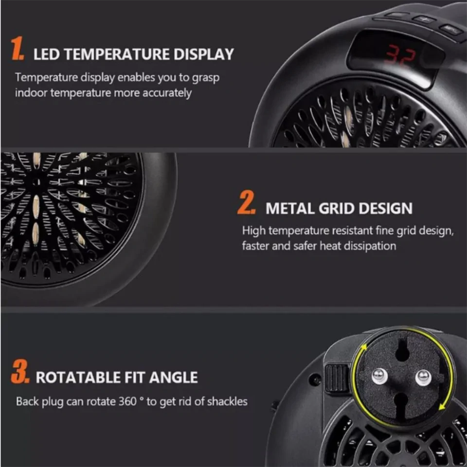 Wonder Heater Pro elektromos hősugárzó (900W)
