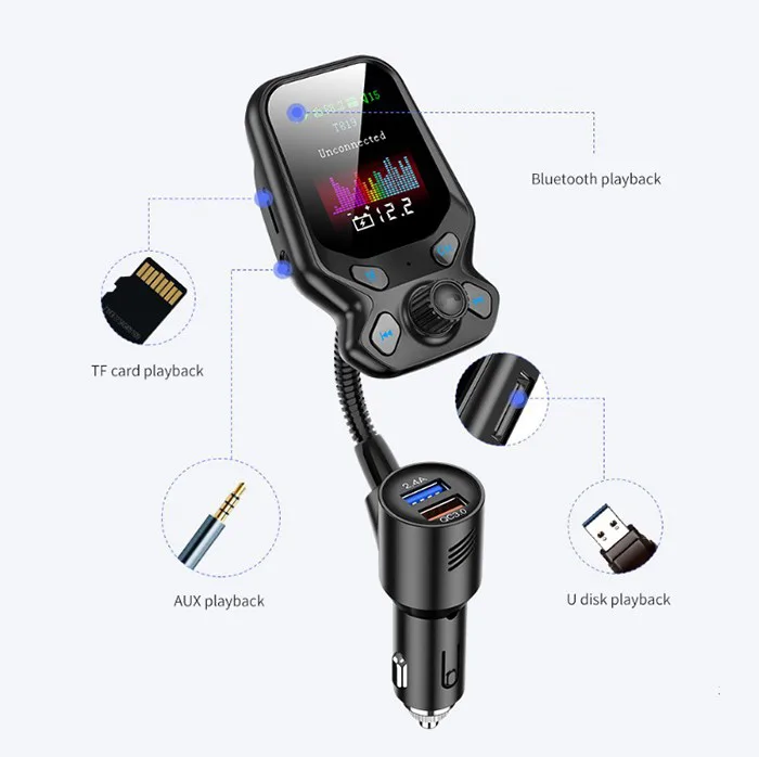 T819 Bluetooth FM transzmitter