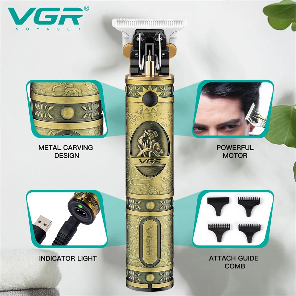 VGR V-085 szakállvágó borotva akkumlátorral
