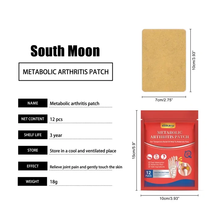 South Moon ízületi fájdalomcsillapító tapasz (4 x 12 darab)