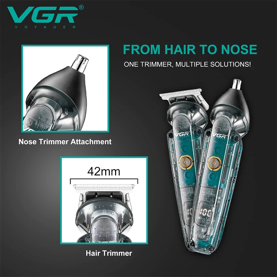 VGR V-949 Vízálló többfunkciós trimmelő és orrszőrvágó