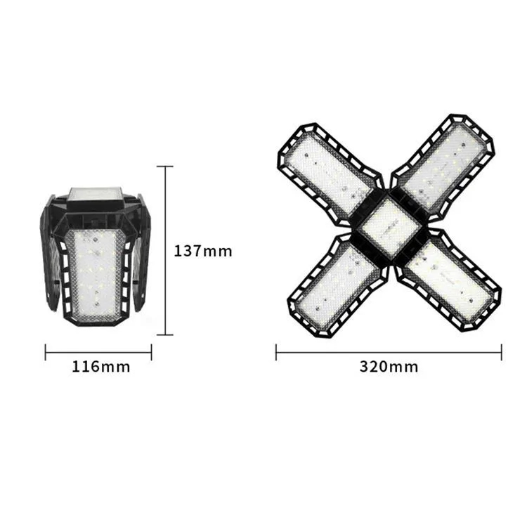 Összecsukható LED garázs lámpa