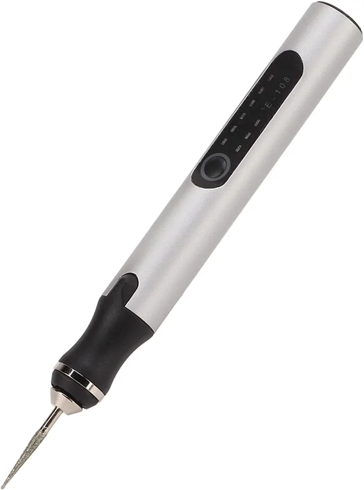 Elektromos gravírozó mikrotoll készlet /3 sebesség, 10W, USB-C/