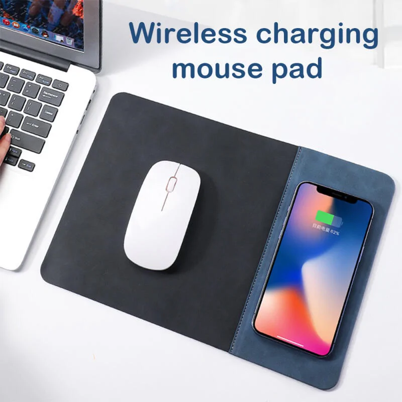 Egérpad vezeték nélküli telefontöltővel 15W