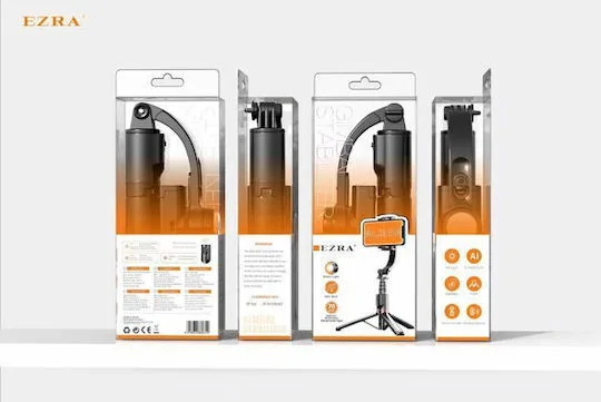 Ezra gimbal szelfibot és tripod bluetooth távirányítóval