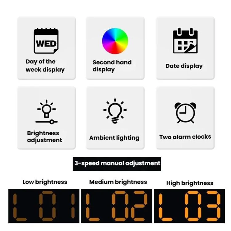 DZ-5521 LED óra