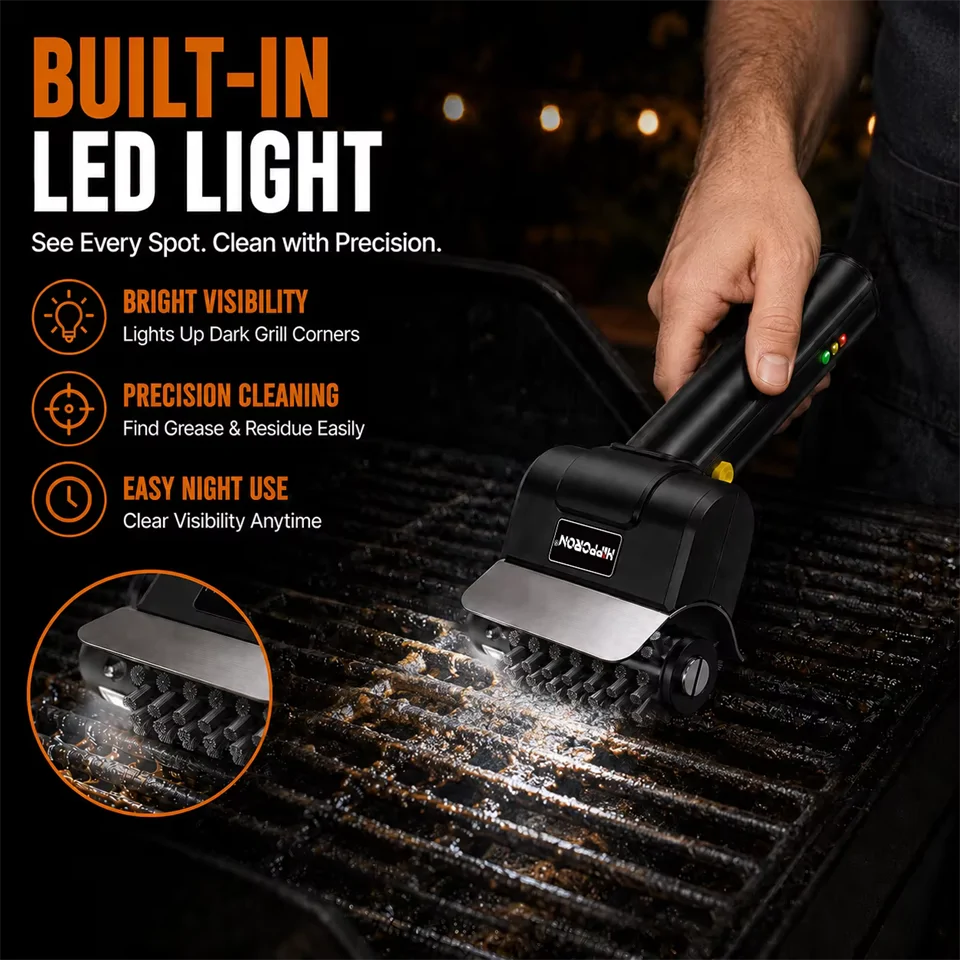 MDHL MD-RC-4BA Elektromos grillrács tisztító kefe