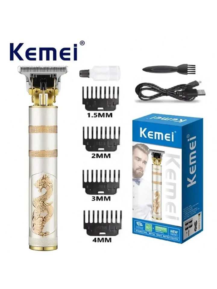 kemei KM-762 trimmer 4 fésűvel és 1200 mAh-es akkumlátorral